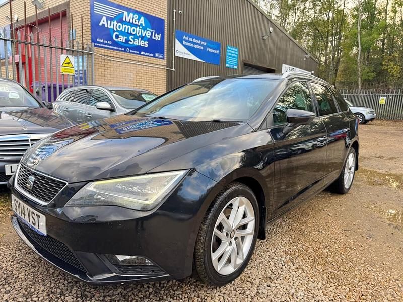 Black Used 2014 Seat Leon Sport Estate | £4,995 (Good price) - Image 1/4