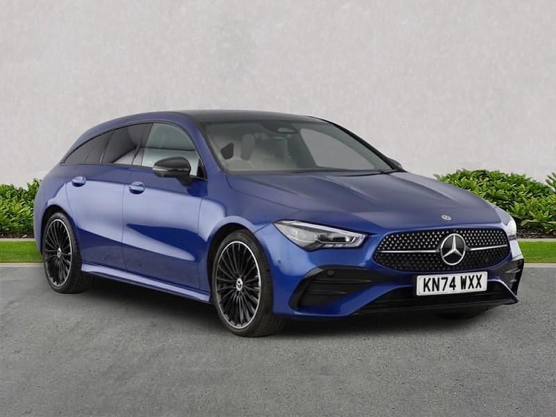 Blue Used 2024 Mercedes CLA220 AMG Line Premium Plus Sedan | £32,999 (A bit pricey) - Image 1/4