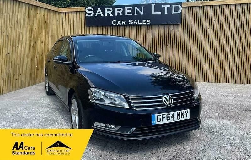 Black Used 2014 VW Passat S Sedan | £6,895 (Fair price) - Image 1/4