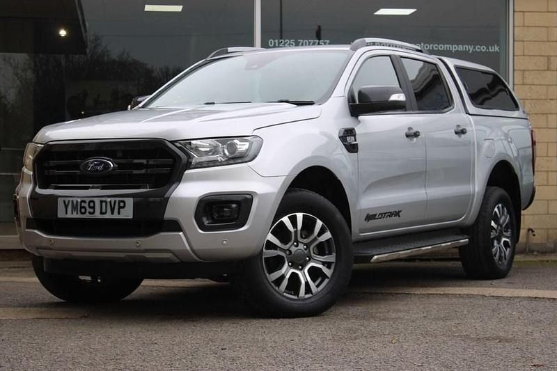 Silver Used 2019 Ford Ranger Wildtrack Pickup | £24,690 (Expensive) - Image 1/4