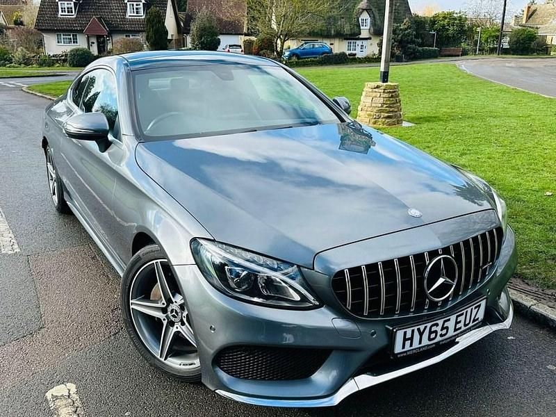 Used Mercedes C220 AMG line 2016 Grey Coupe