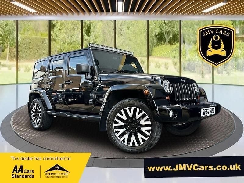 Black Used 2012 Jeep Wrangler Overland SUV | £18,975 (A bit pricey) - Image 1/2