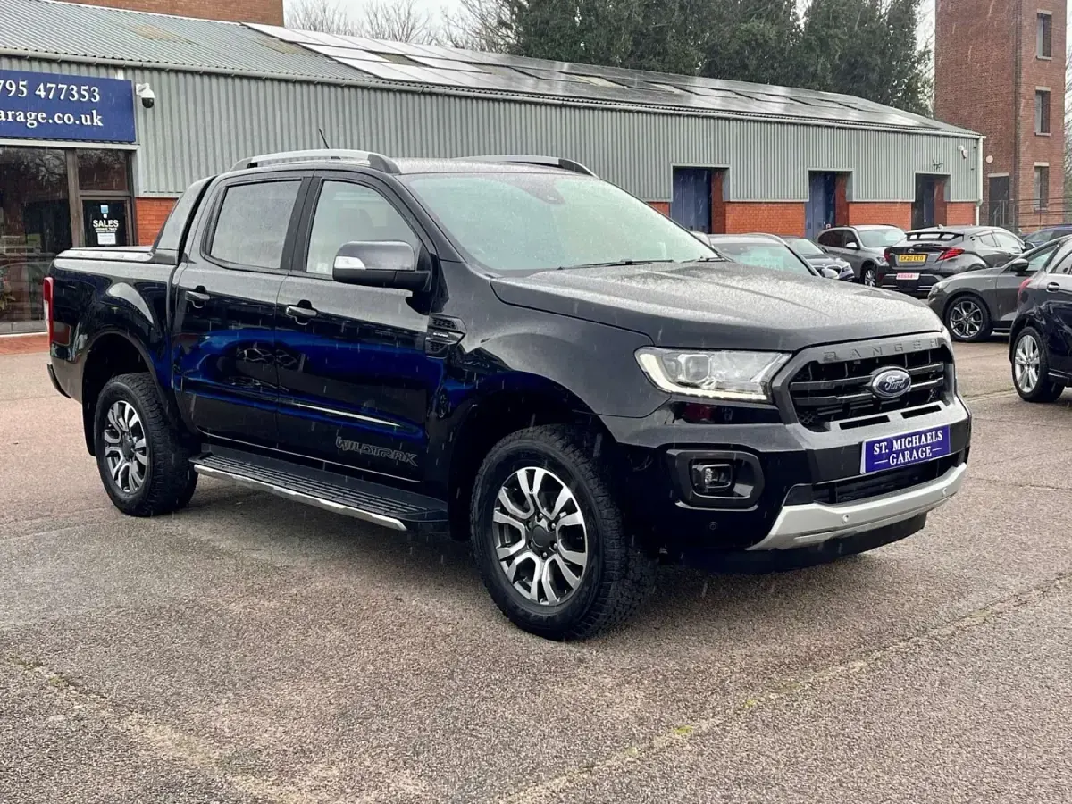 Begagnad Ford Ranger Wildtrack 2022 Svart Pickup