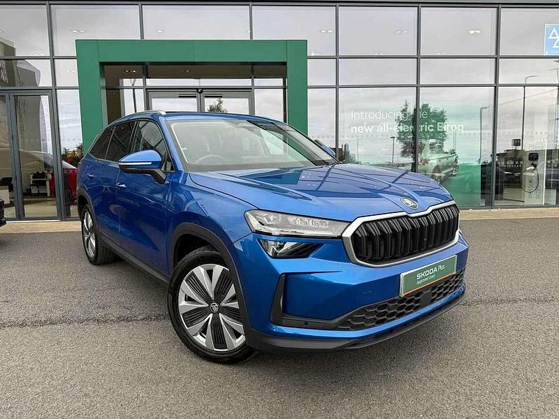 Race blue metallic Used 2024 Skoda Kodiaq SE L SUV | £35,499 (Expensive) - Image 1/4