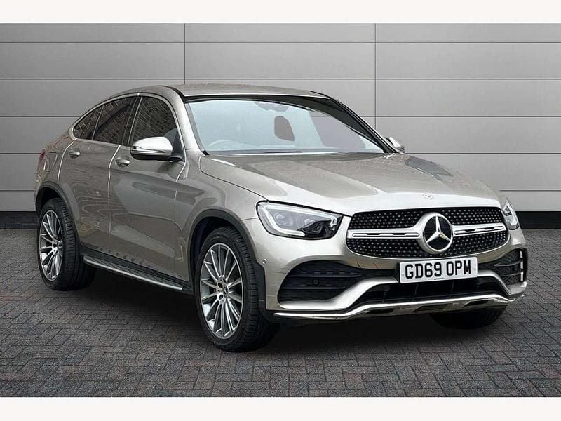Silver Used 2020 Mercedes GLC300 AMG Line Premium Coupe | £33,150 (Fair price) - Image 1/2