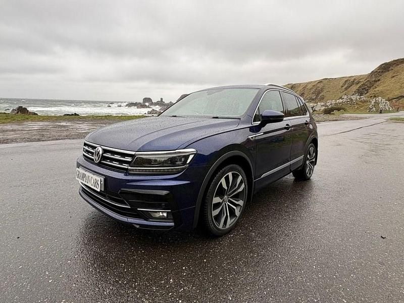 Used VW Tiguan R-line 150 HP (110 kW) 2017 Blue SUV