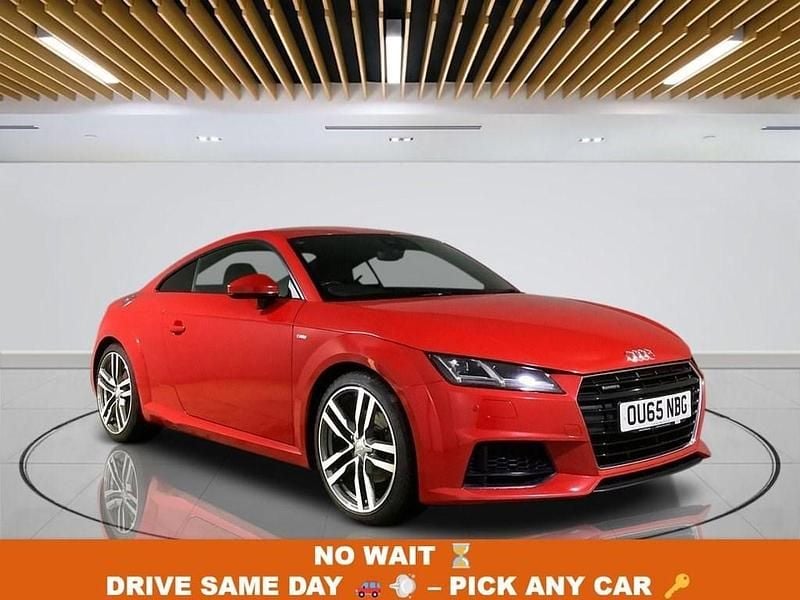 Red Used 2015 Audi TT S-Line Coupe | £11,349 (Fair price) - Image 1/4