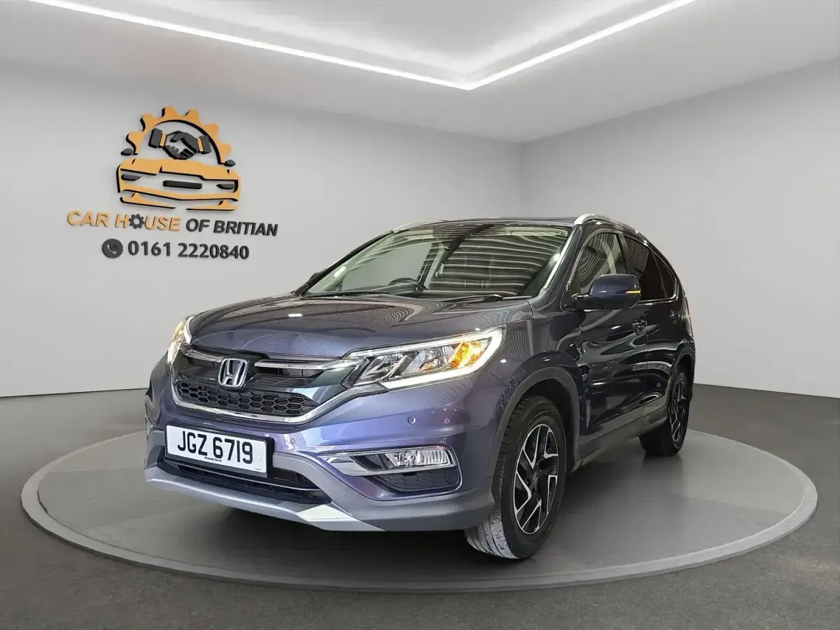 Begagnad Honda CR-V SE Plus 2018 Blå SUV