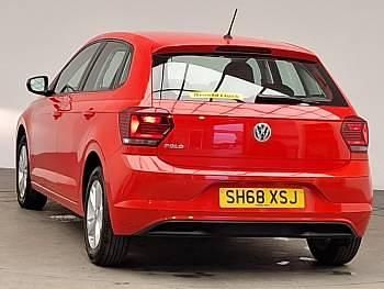 Used VW Polo SE 65 HP (47 kW) 2018 Red Hatchback