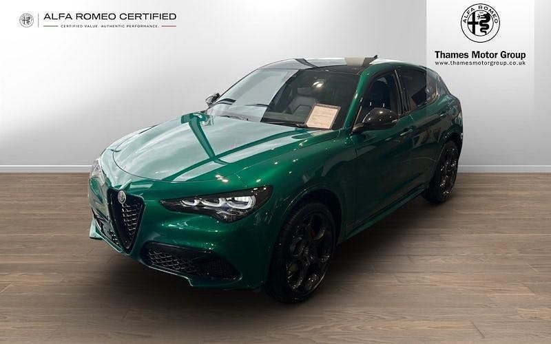 Green New 2024 Alfa Romeo Stelvio Veloce SUV | £49,995 (A bit pricey) - Image 1/4