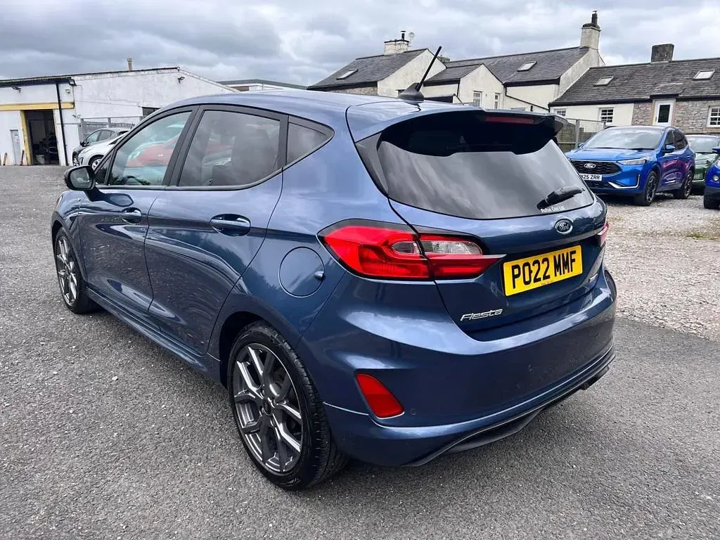 Used Ford Fiesta ST-Line 125 HP (91 kW) 2022 Blue Hatchback