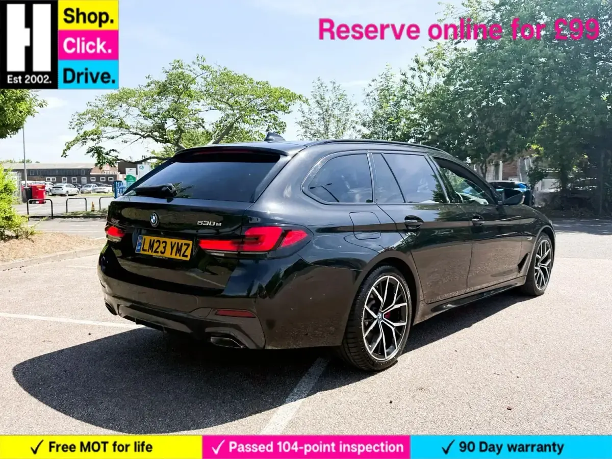 Usado BMW 530e M Sport 2023 Preto Carrinha
