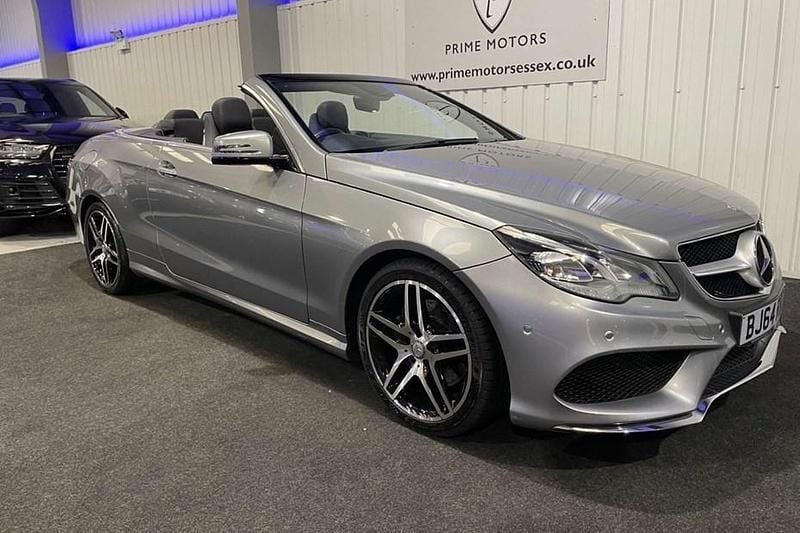Silver Used 2014 Mercedes E250 AMG line Cabriolet | £11,749 (Fair price) - Image 1/1