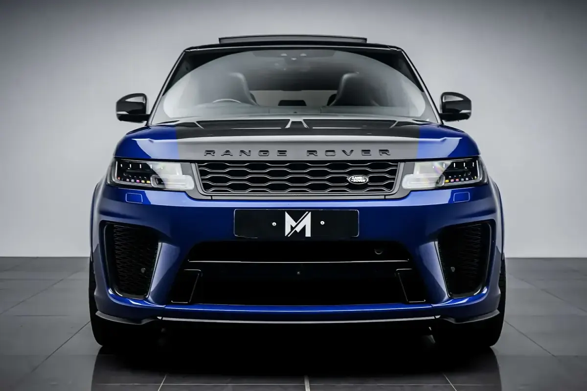 Used Land Rover Range Rover Sport SVR 575 HP (422 kW) 2019 Blue SUV