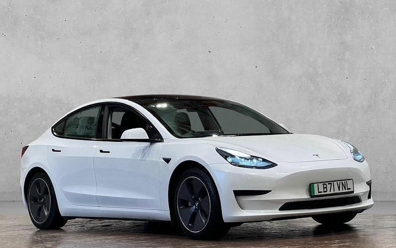 Used Tesla Model 3 Standard Range 366 kW (498 HP) 2021 White Sedan