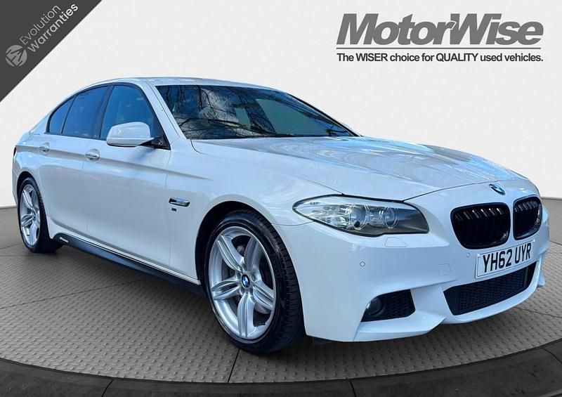 White Used 2012 BMW 525 M Sport Sedan | £7,495 (Fair price) - Image 1/4