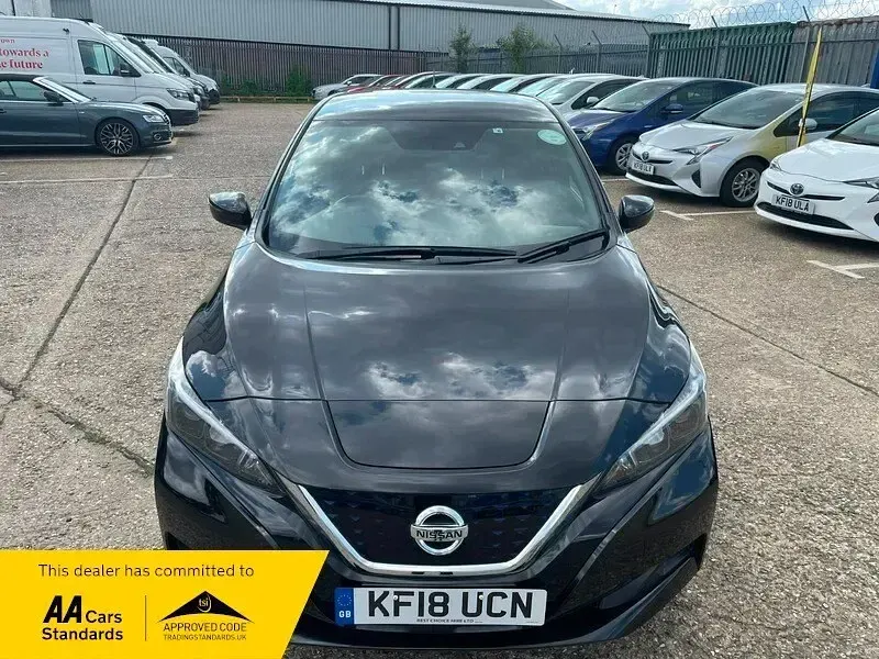 Used Nissan Leaf Tekna 110 kW (150 HP) 2018 Black Hatchback