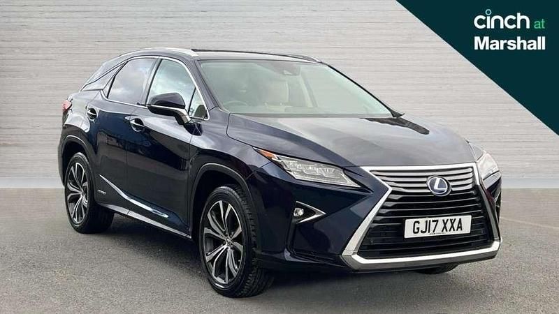 Blue Used 2017 Lexus RX450h Luxury Line SUV | £19,995 (Good price) - Image 1/4