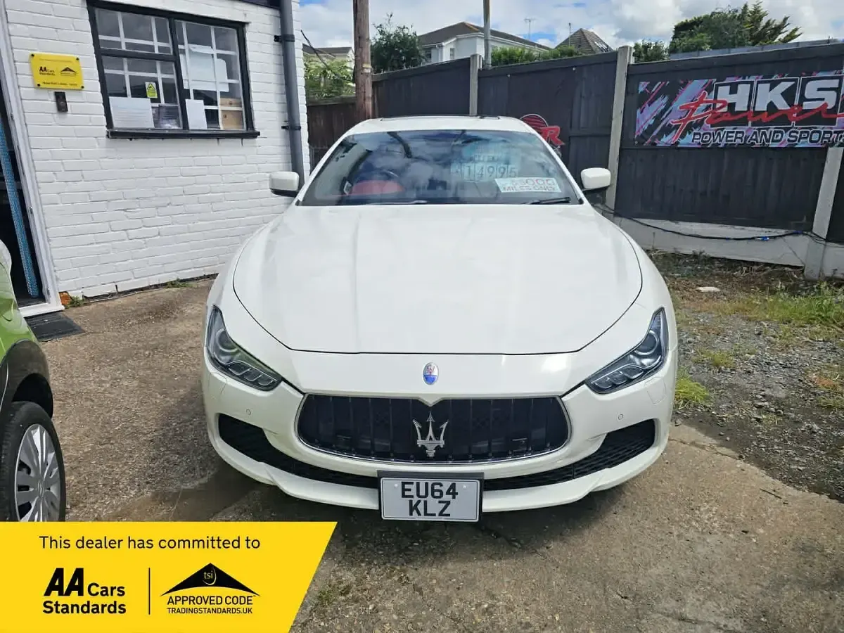 Used Maserati Ghibli 2014 White Sedan