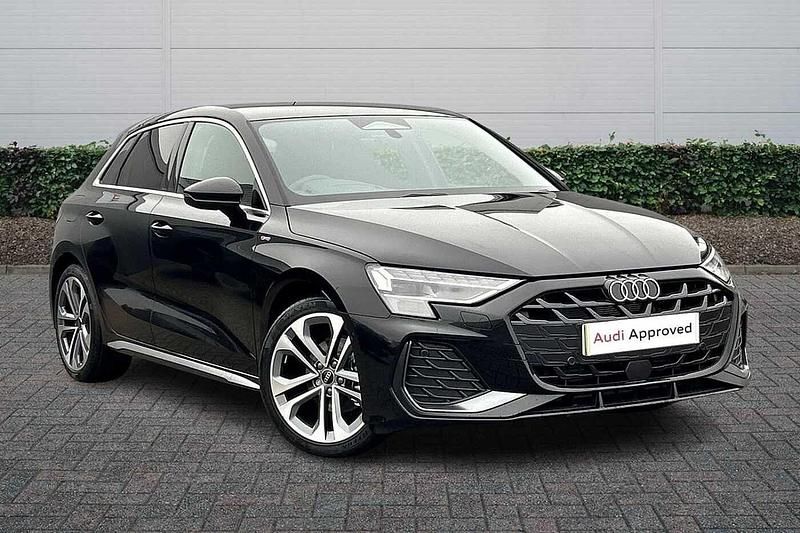 Used Audi A3 S-Line 2025 Mythos black, metallic Hatchback