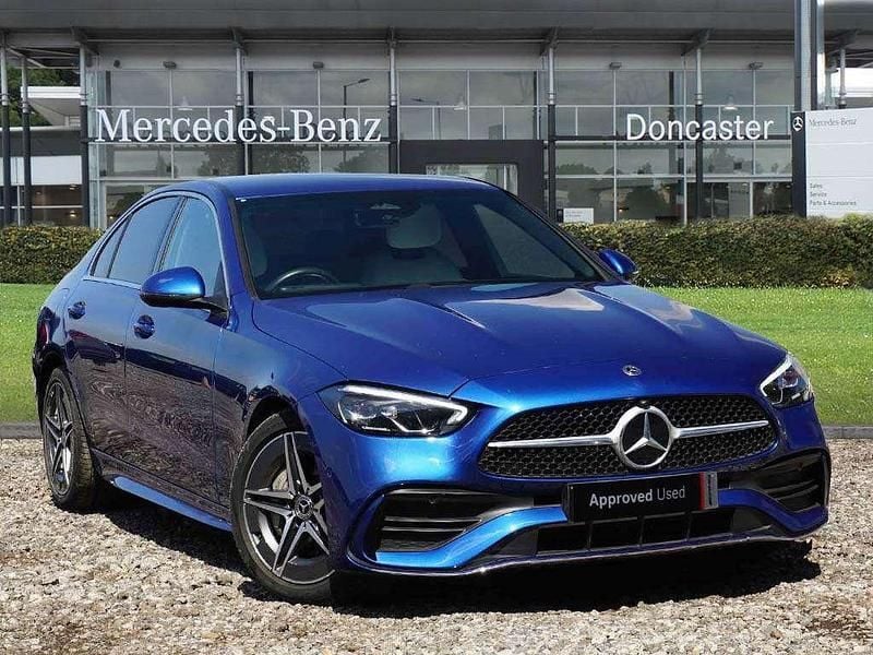 Blue Used 2024 Mercedes C200 AMG line Sedan | £32,595 (Fair price) - Image 1/4