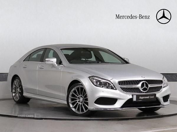 Silver Used 2015 Mercedes CLS220 AMG line Coupe | £15,495 (A bit pricey) - Image 1/4