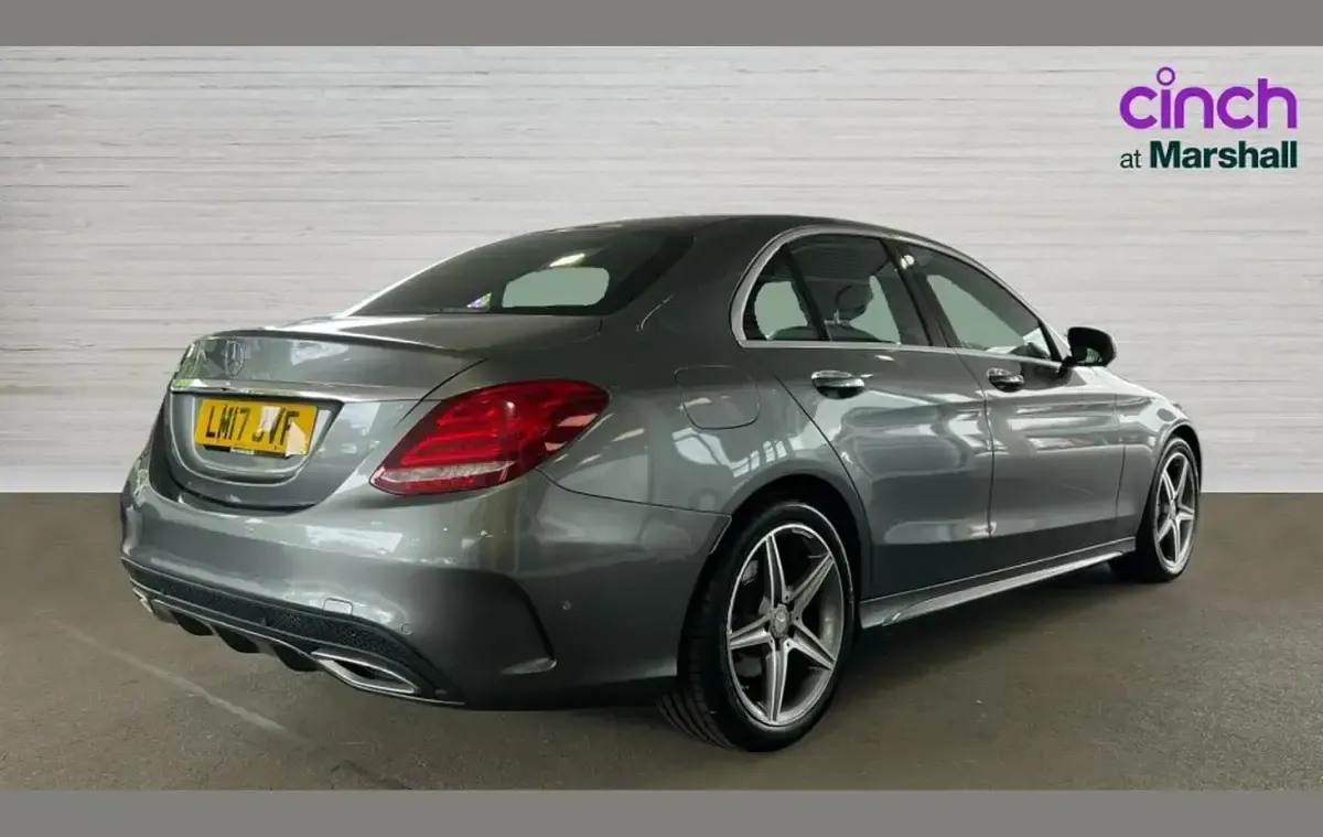 Used Mercedes C220 AMG line 168 HP (123 kW) 2017 Grey Sedan