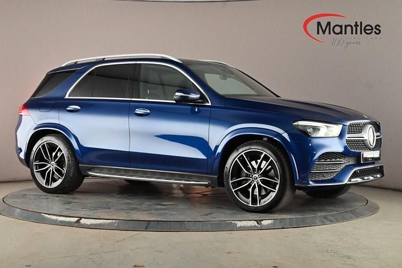 Used Mercedes GLE400 AMG line 2020 Blue Estate