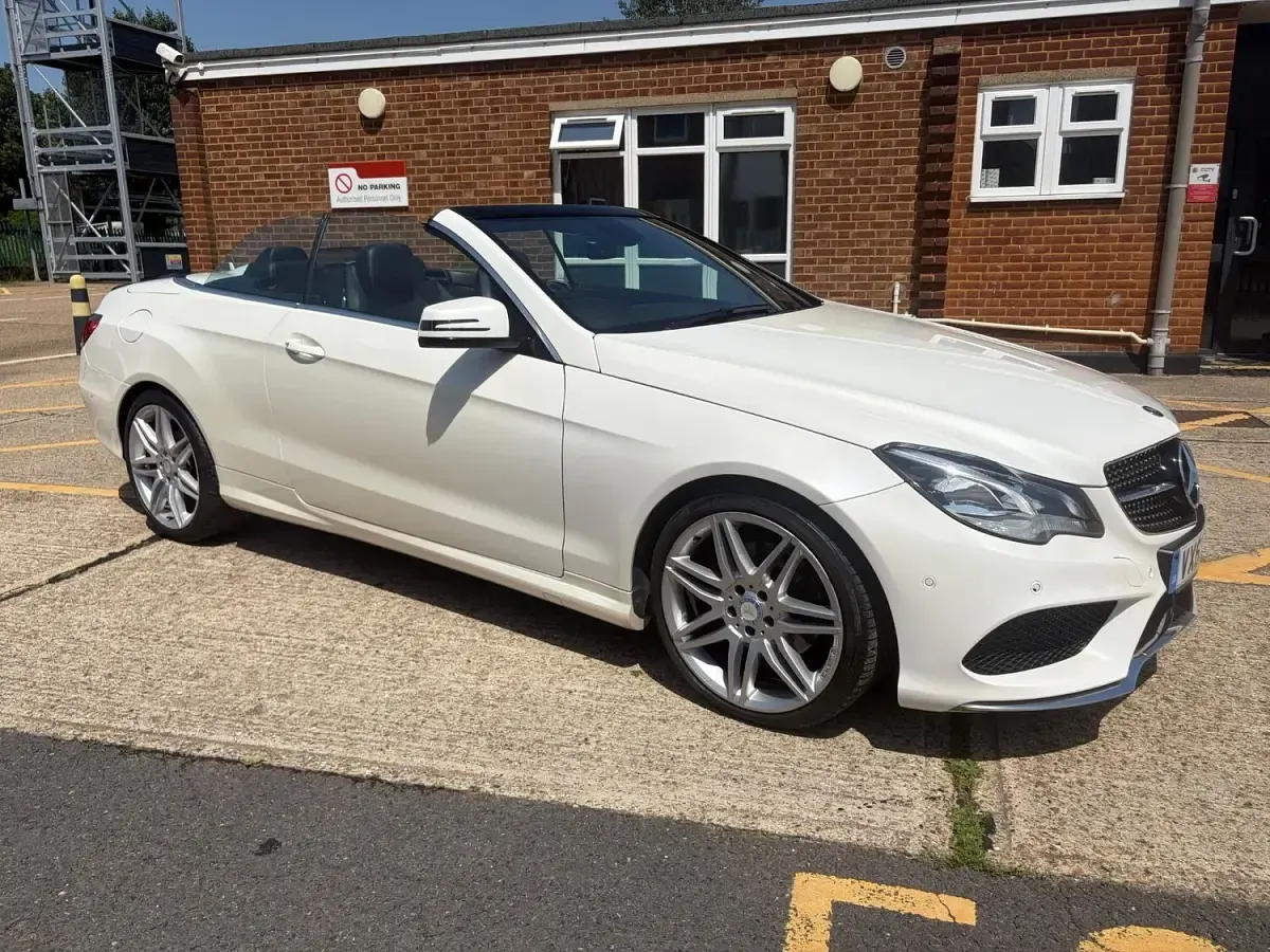 Used Mercedes E350 AMG 2013 White Cabriolet
