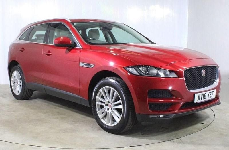 Red Used 2018 Jaguar F-Pace Portfolio SUV | £13,500 (Good price) - Image 1/3