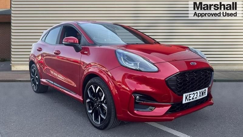Red Used 2023 Ford Puma ST-Line X | £17,969 (Good price) - Image 1/4