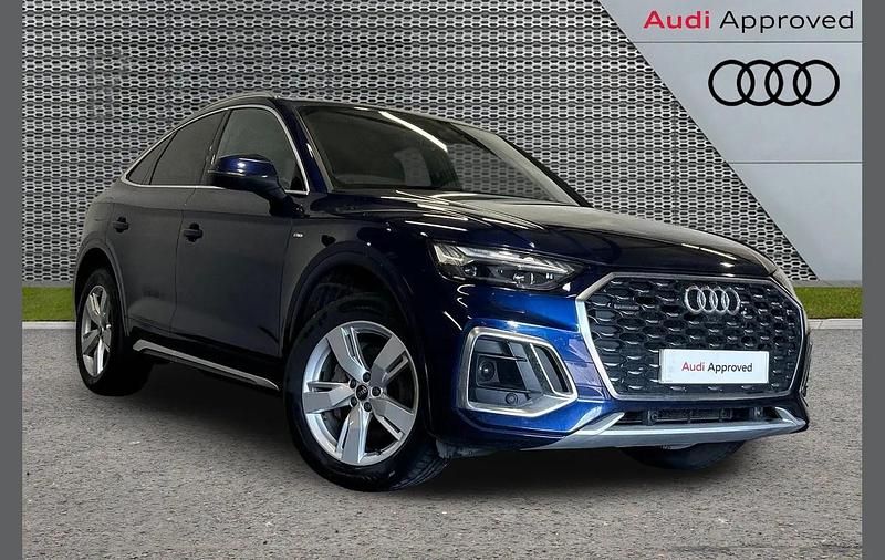 Used Audi Q5 Sportback S-Line 200 HP (147 kW) 2021 Blue SUV