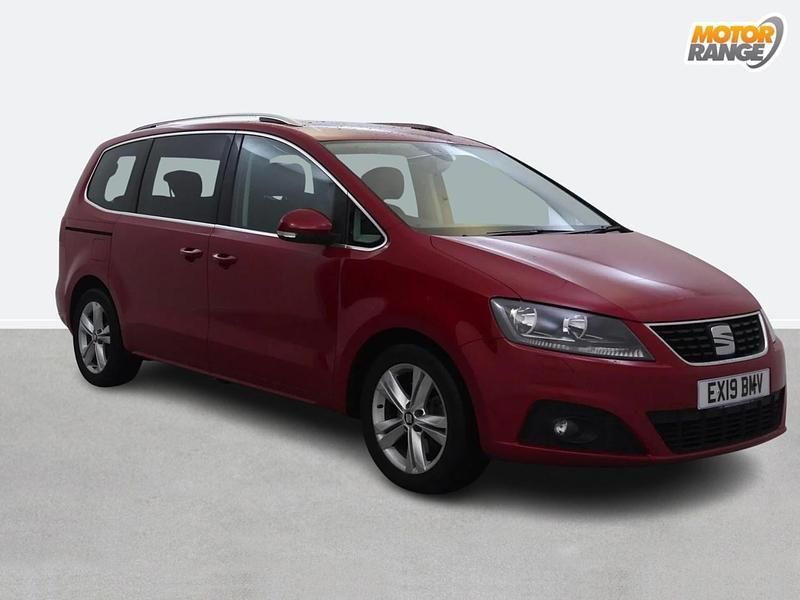 Red Used 2019 Seat Alhambra XCELLENCE MPV | £18,395 (Fair price) - Image 1/4