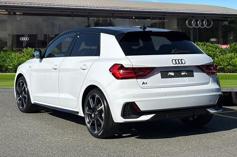 New Audi A1 Sportback Black Edition 150 HP (110 kW) 2026 White Hatchback
