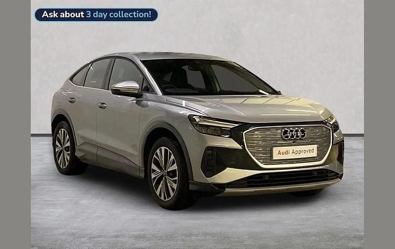 Silver Used 2024 Audi Q4 Sportback e-tron Sport SUV | £32,499 - Image 1/4