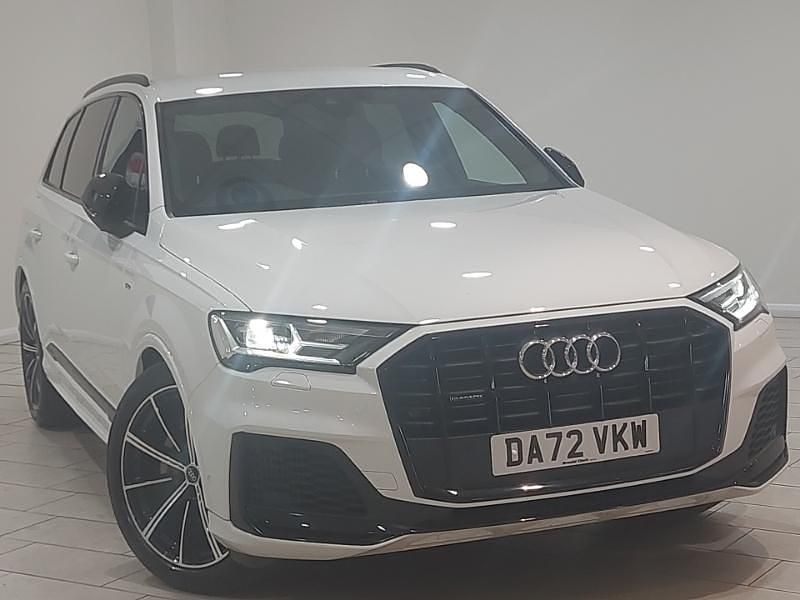 Used Audi Q7 Black Edition 340 HP (250 kW) 2022 White SUV