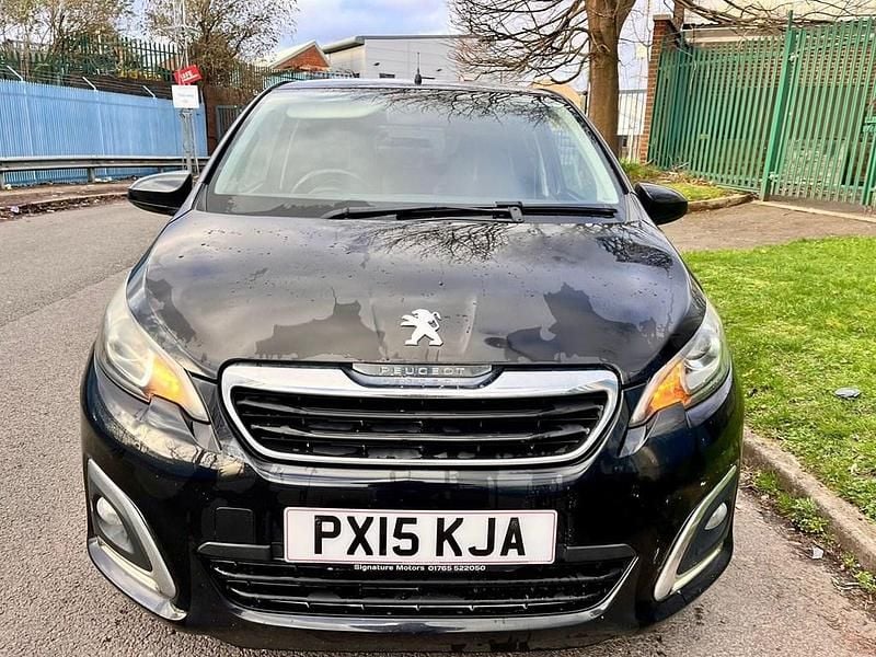Used Peugeot 108 Allure 82 HP (60 kW) 2015 Black Hatchback
