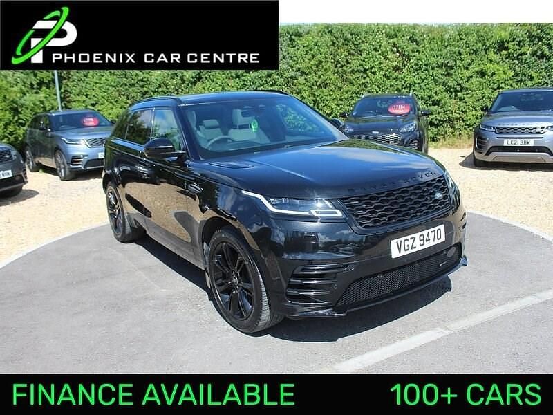 Santorini black metallic Used 2022 Land Rover Range Rover Velar SUV | £30,495 (Good price) - Image 1/2
