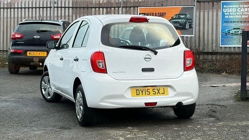 Used Nissan Micra Visia 80 HP (58 kW) 2015 White Hatchback