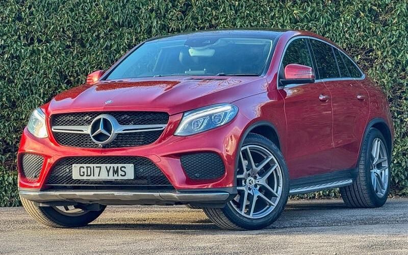 Used Mercedes GLE350 AMG Line Premium Plus 258 HP (189 kW) 2017 Red Coupe