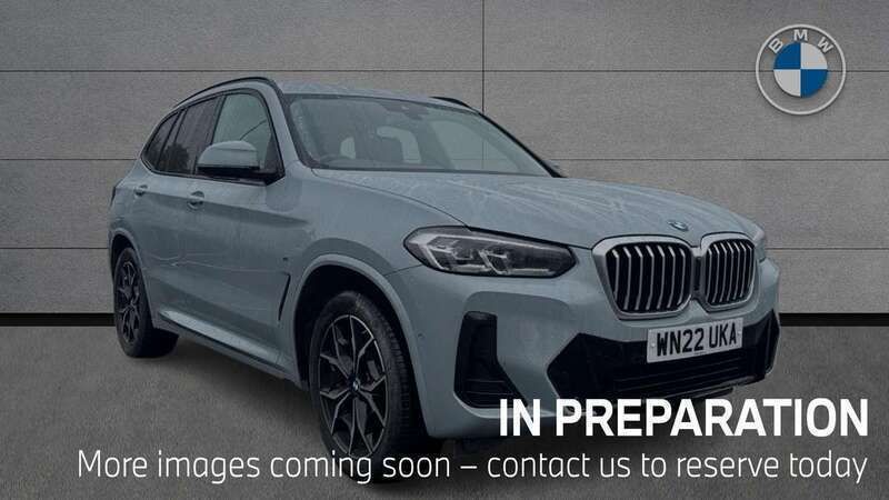 Grey Used 2022 BMW X3 M Sport SUV | £36,490 (A bit pricey) - Image 1/4