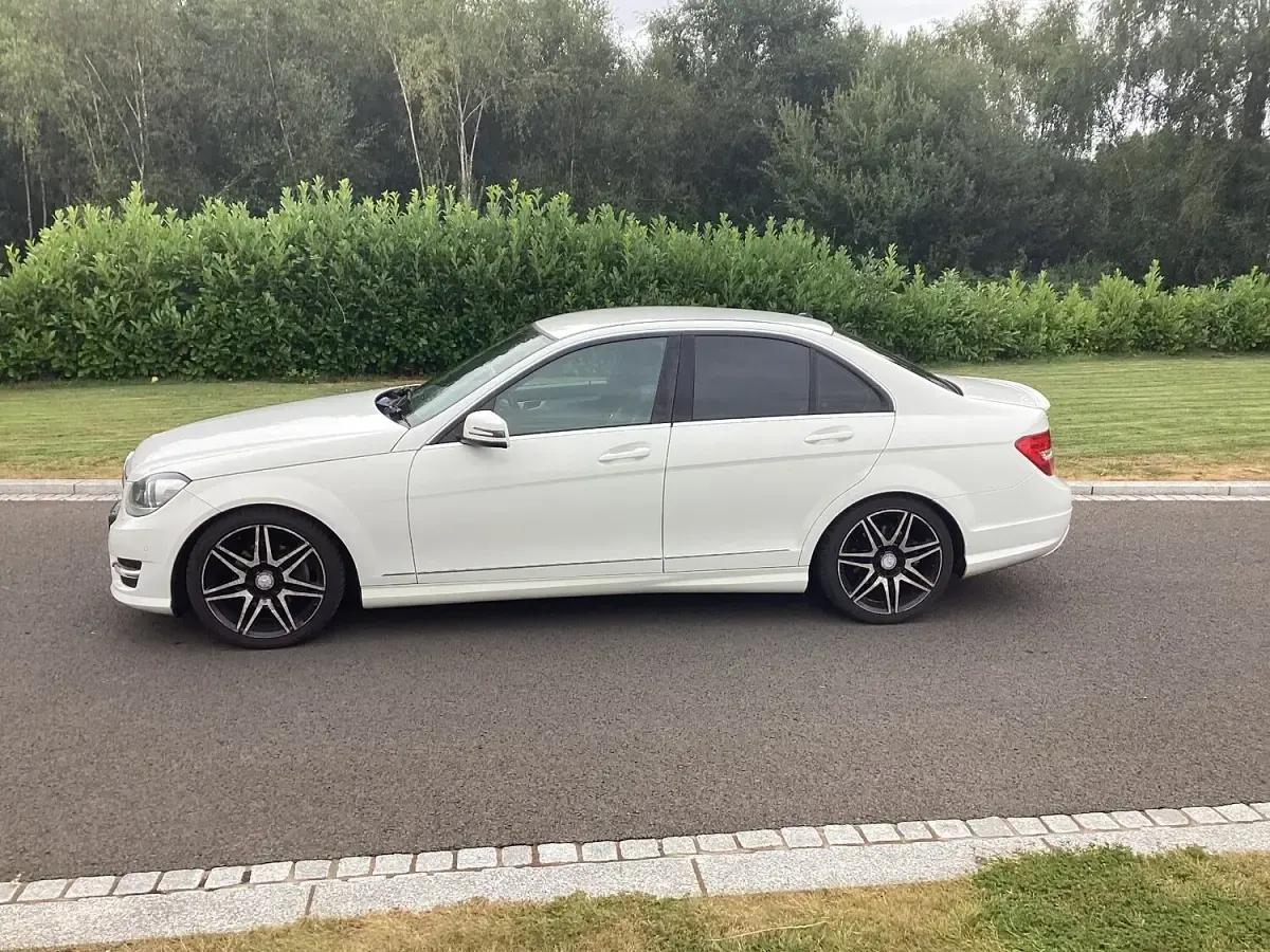 Used Mercedes C200 AMG 2013 White Sedan