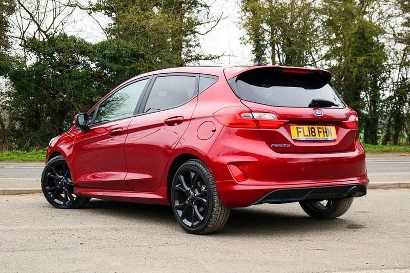 Used Ford Fiesta ST-Line X 140 HP (102 kW) 2018 Red Hatchback