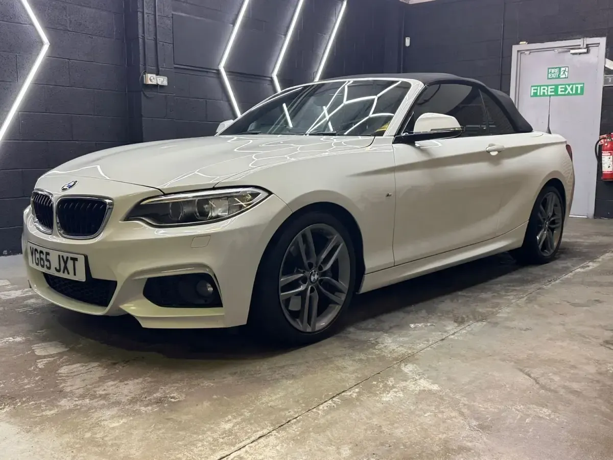 Used BMW 220 M Sport 190 HP (139 kW) 2015 White Cabriolet