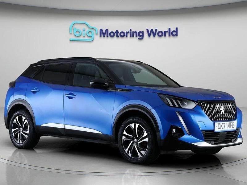 Blue Used 2021 Peugeot 2008 GT SUV | £12,200 (Fair price) - Image 1/4