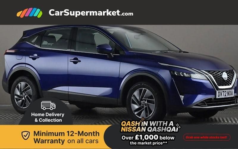 Blue Used 2022 Nissan Qashqai Acenta Premium SUV | £13,697 (Good price) - Image 1/3