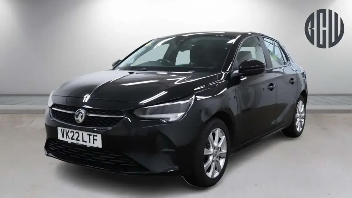 Used Vauxhall Corsa Edition 75 HP (55 kW) 2022 Black Hatchback