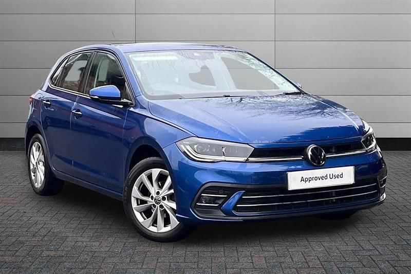 Used VW Polo Style 95 HP (69 kW) 2023 Blue Hatchback