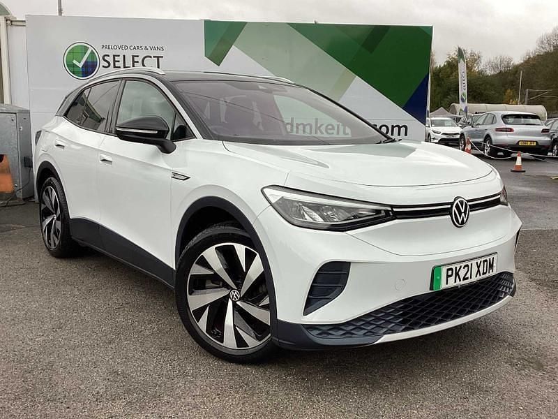 White Used 2021 VW ID.4 Pro Performance SUV | £18,995 (Fair price) - Image 1/4