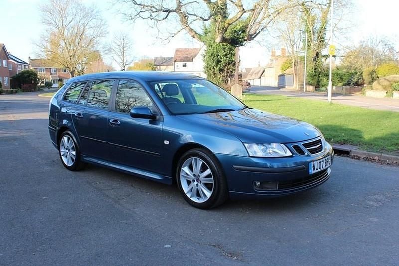 Used Saab 9-3 Anniversary 150 HP (110 kW) 2007 Blue Estate